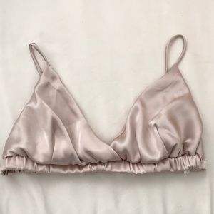 Silk Taupe Bralette